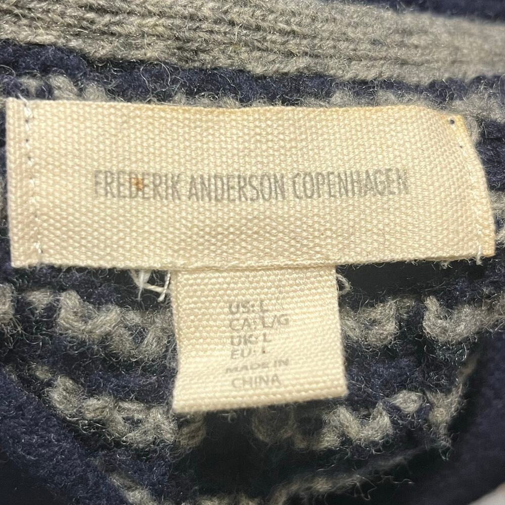 Frederik Anderson Copenhagen Lambswool Knit Sweat… - image 6